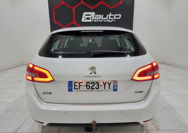 Peugeot 308 cena 21700 przebieg: 201000, rok produkcji 2016 z Żelechów małe 277